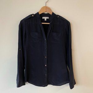 Banana Republic Silk Button-up Blouse